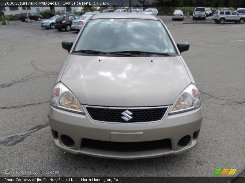 Cool Beige Metallic / Black 2006 Suzuki Aerio AWD Sedan