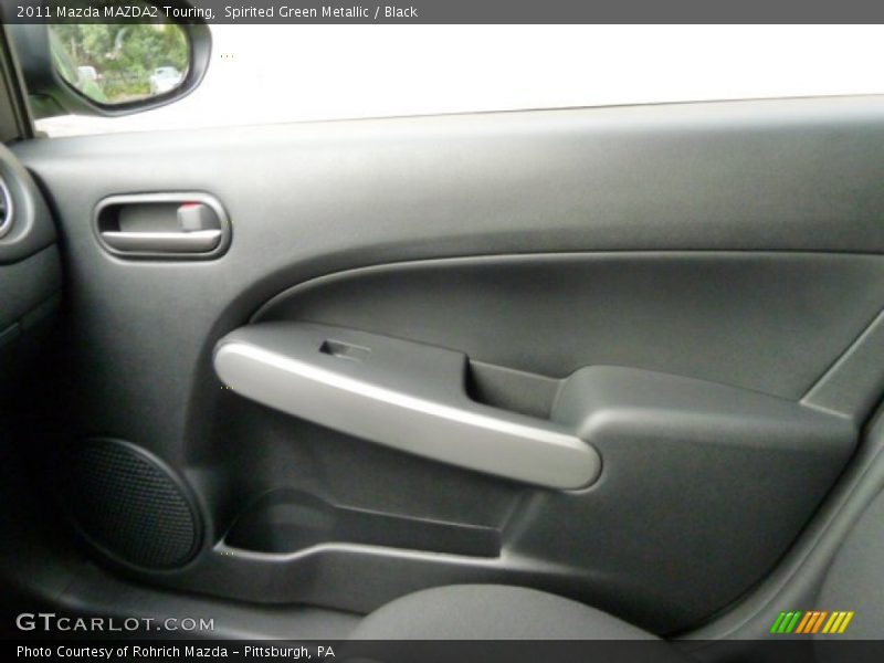 Spirited Green Metallic / Black 2011 Mazda MAZDA2 Touring