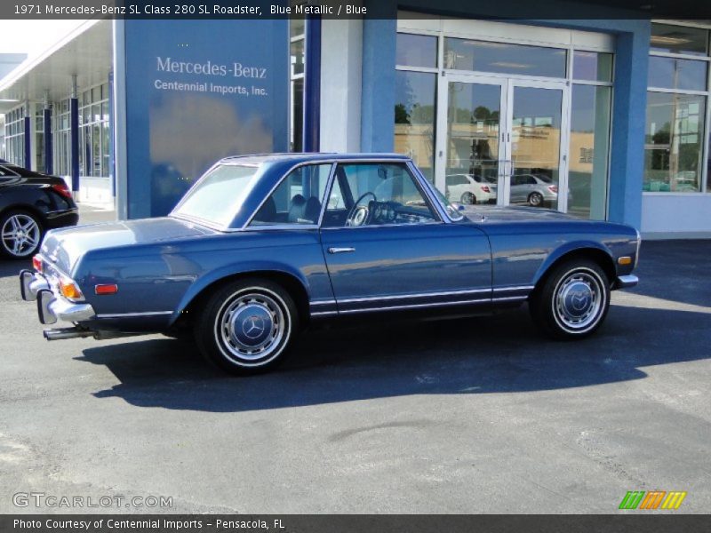 Blue Metallic / Blue 1971 Mercedes-Benz SL Class 280 SL Roadster