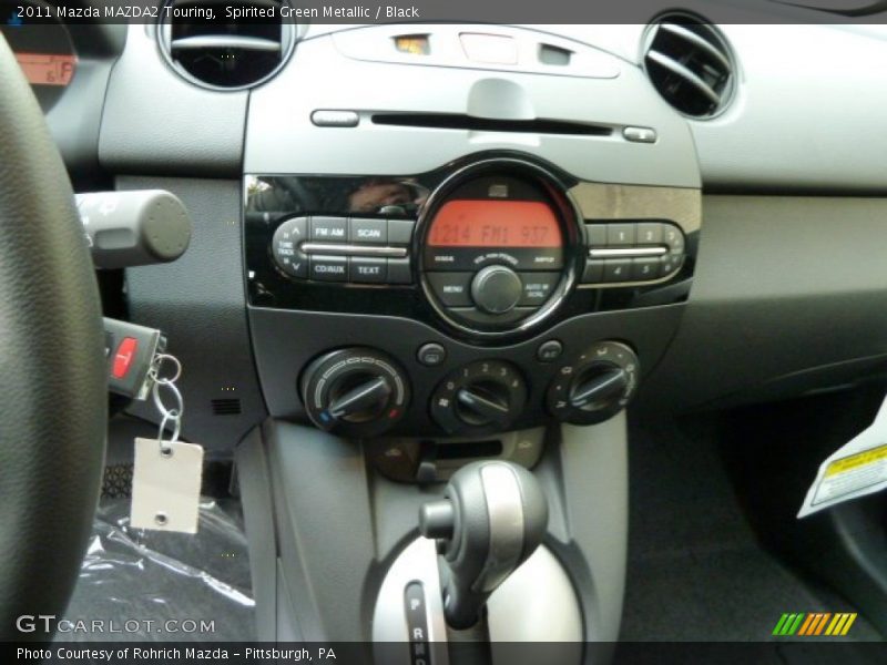 Spirited Green Metallic / Black 2011 Mazda MAZDA2 Touring