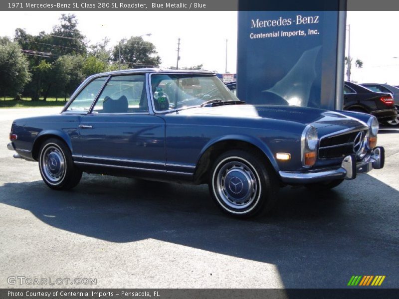 Blue Metallic / Blue 1971 Mercedes-Benz SL Class 280 SL Roadster