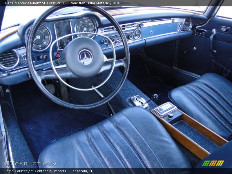  1971 SL Class 280 SL Roadster Blue Interior