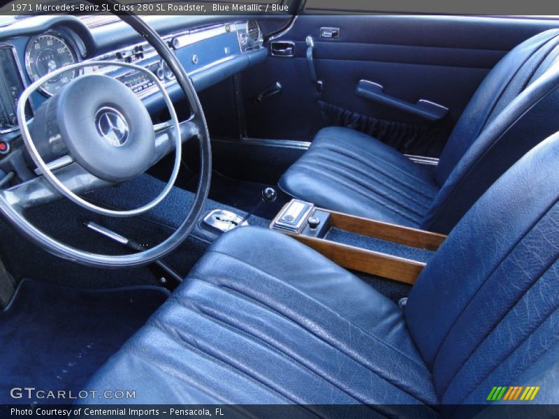  1971 SL Class 280 SL Roadster Blue Interior