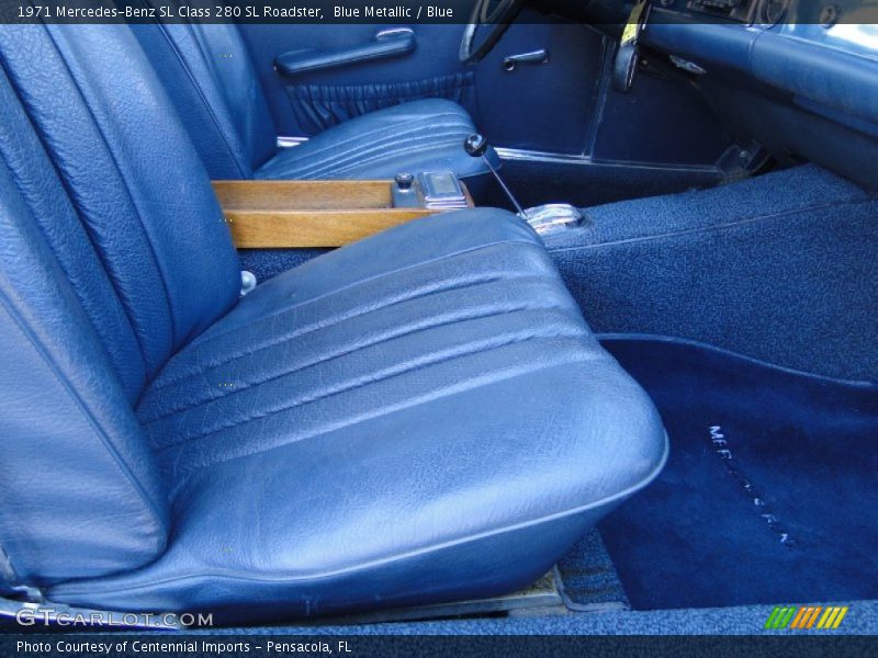  1971 SL Class 280 SL Roadster Blue Interior