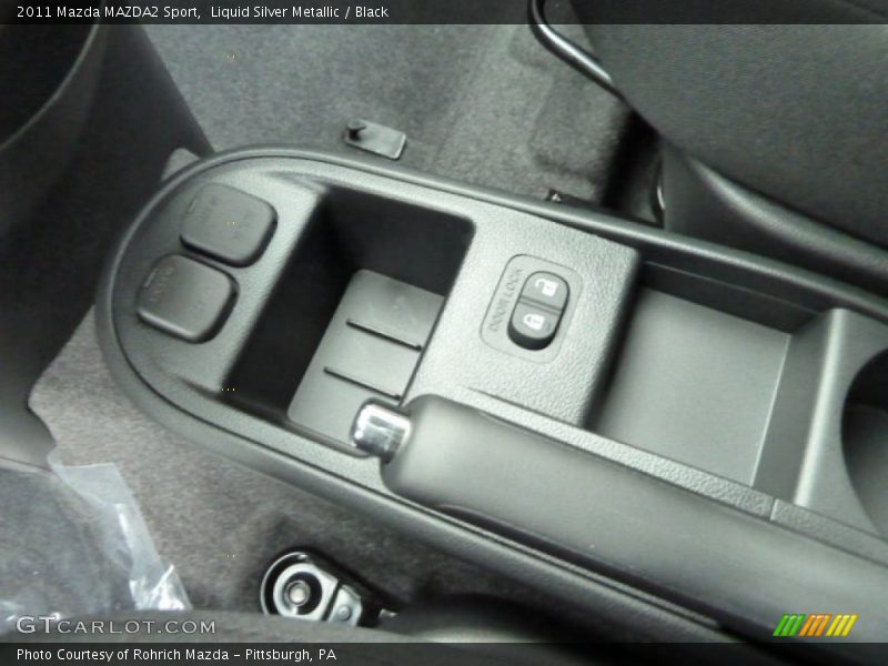 Liquid Silver Metallic / Black 2011 Mazda MAZDA2 Sport