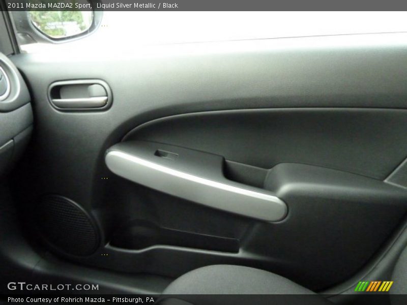 Liquid Silver Metallic / Black 2011 Mazda MAZDA2 Sport