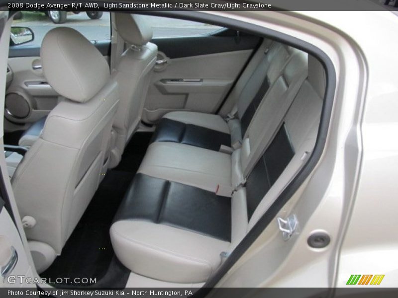 Light Sandstone Metallic / Dark Slate Gray/Light Graystone 2008 Dodge Avenger R/T AWD