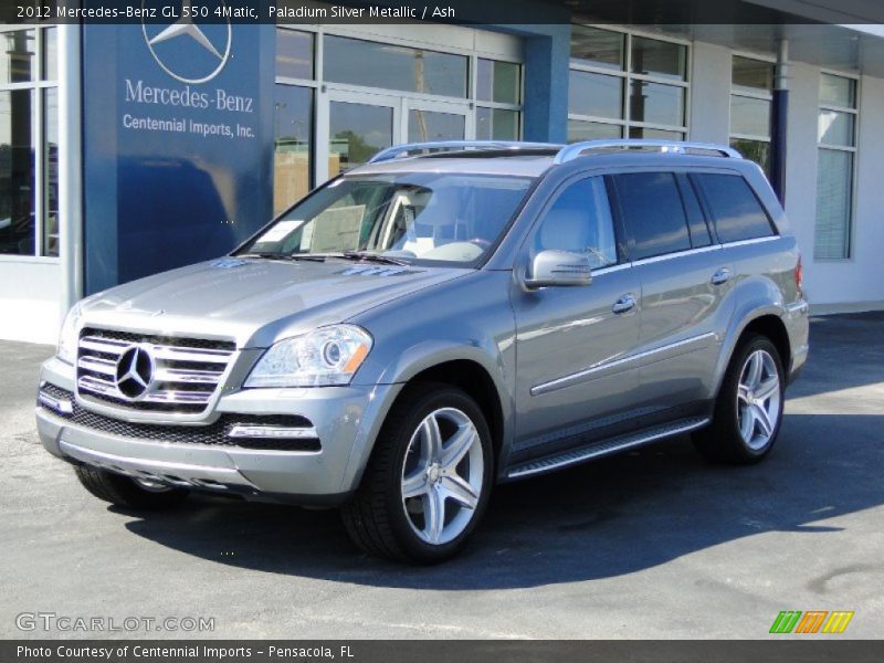 Paladium Silver Metallic / Ash 2012 Mercedes-Benz GL 550 4Matic