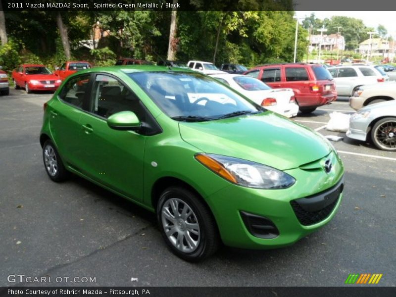 Front 3/4 View of 2011 MAZDA2 Sport