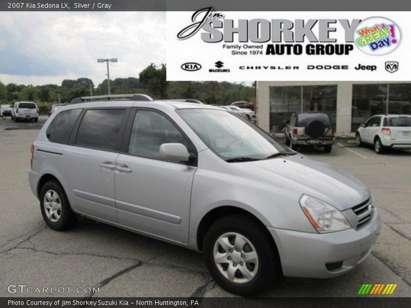 Silver / Gray 2007 Kia Sedona LX
