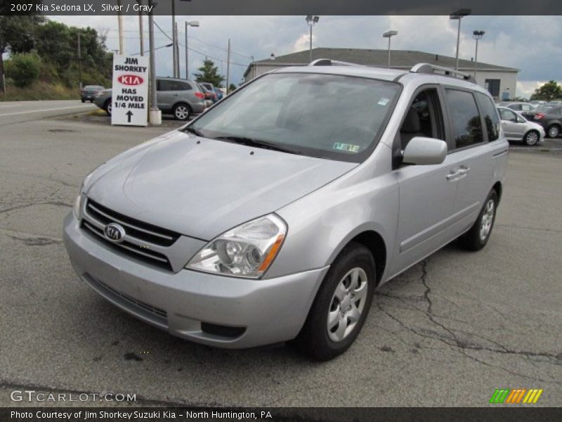 Silver / Gray 2007 Kia Sedona LX