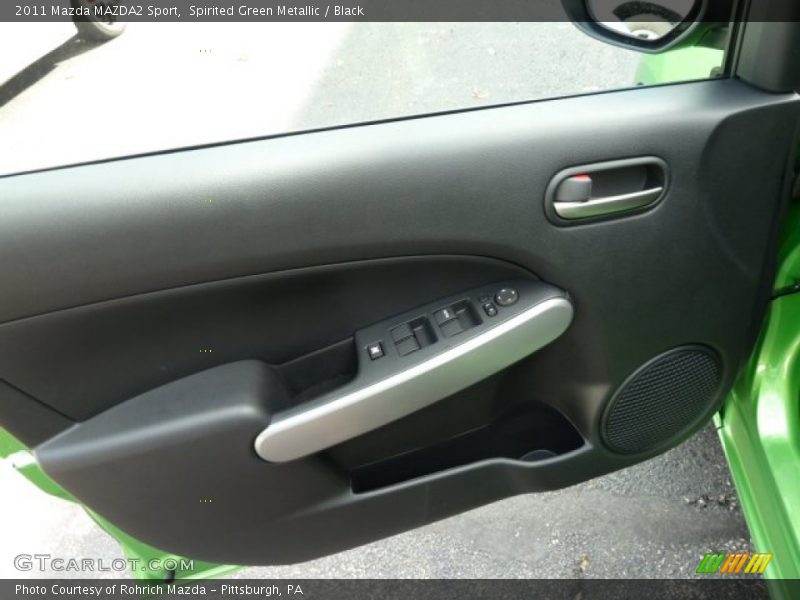 Spirited Green Metallic / Black 2011 Mazda MAZDA2 Sport