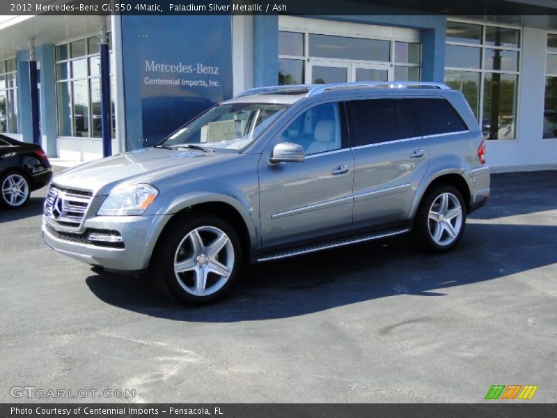 Paladium Silver Metallic / Ash 2012 Mercedes-Benz GL 550 4Matic