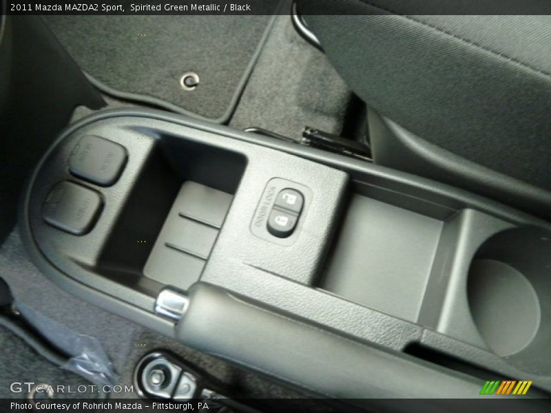 Spirited Green Metallic / Black 2011 Mazda MAZDA2 Sport