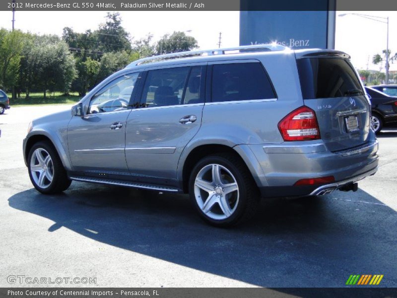 Paladium Silver Metallic / Ash 2012 Mercedes-Benz GL 550 4Matic