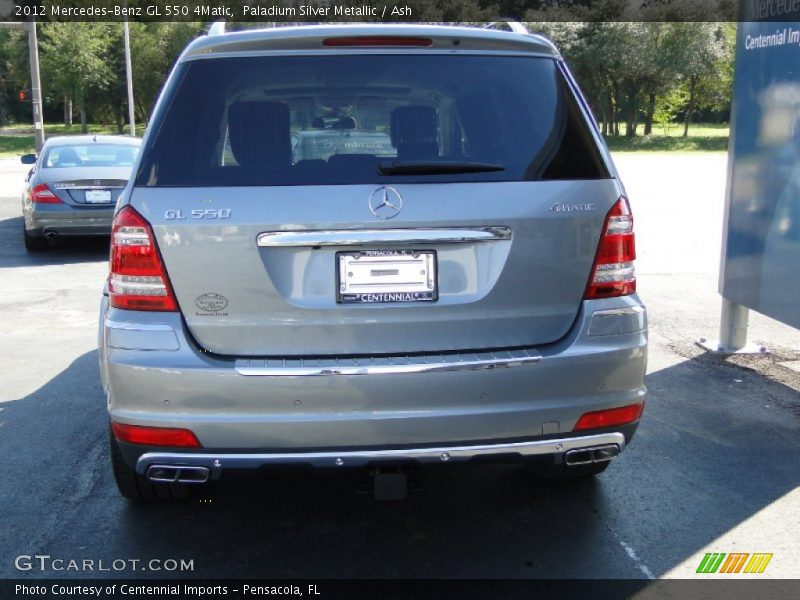 Paladium Silver Metallic / Ash 2012 Mercedes-Benz GL 550 4Matic