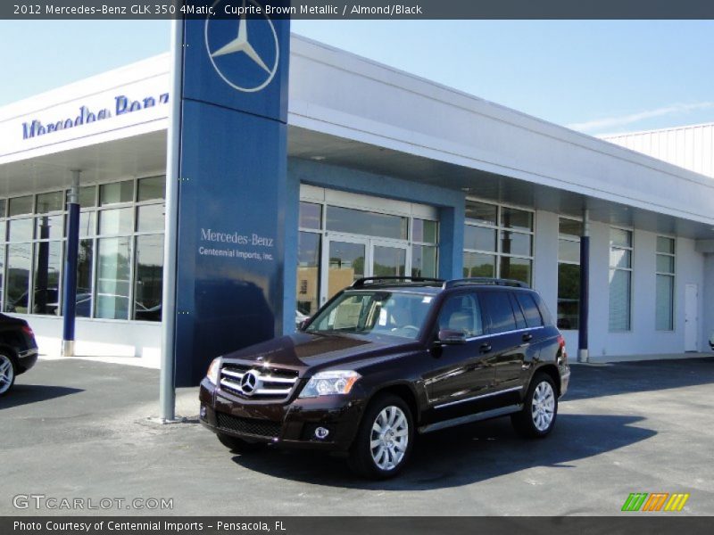 Cuprite Brown Metallic / Almond/Black 2012 Mercedes-Benz GLK 350 4Matic