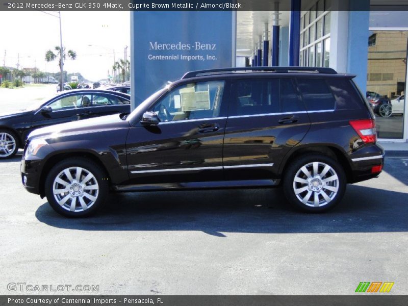 Cuprite Brown Metallic / Almond/Black 2012 Mercedes-Benz GLK 350 4Matic