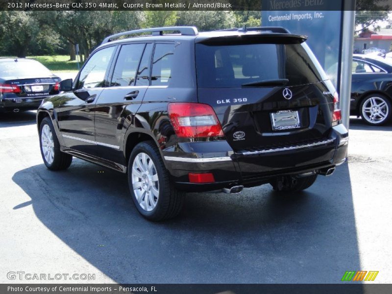 Cuprite Brown Metallic / Almond/Black 2012 Mercedes-Benz GLK 350 4Matic