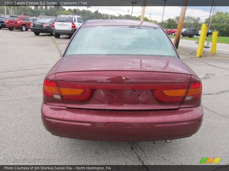 Cranberry / Tan 2002 Saturn S Series SL2 Sedan