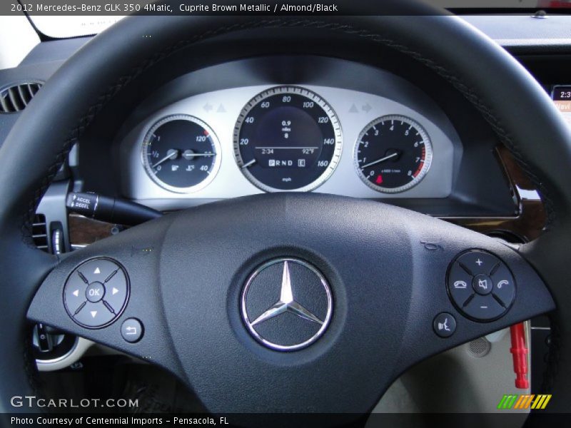 Cuprite Brown Metallic / Almond/Black 2012 Mercedes-Benz GLK 350 4Matic