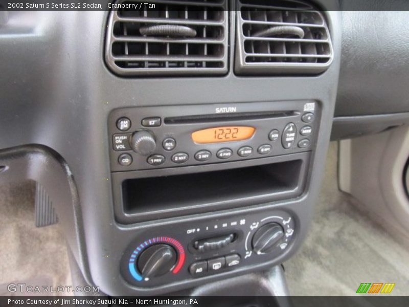 Cranberry / Tan 2002 Saturn S Series SL2 Sedan