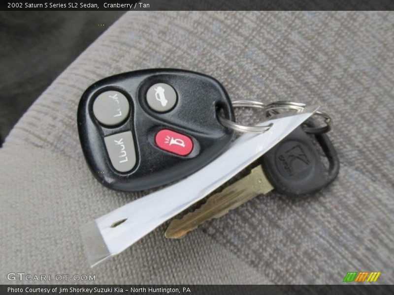 Cranberry / Tan 2002 Saturn S Series SL2 Sedan