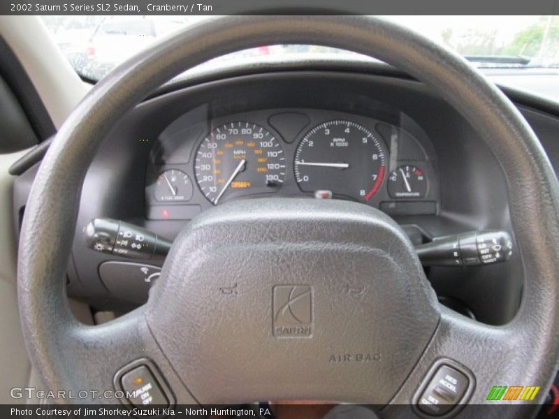 Cranberry / Tan 2002 Saturn S Series SL2 Sedan