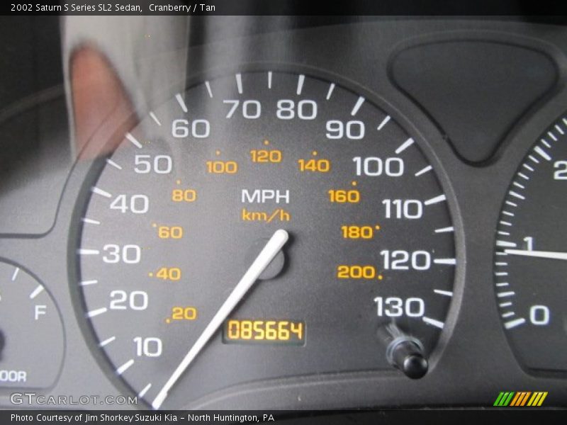 Cranberry / Tan 2002 Saturn S Series SL2 Sedan