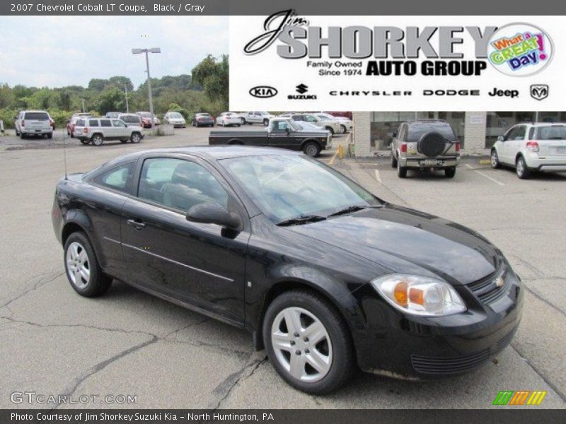 Black / Gray 2007 Chevrolet Cobalt LT Coupe