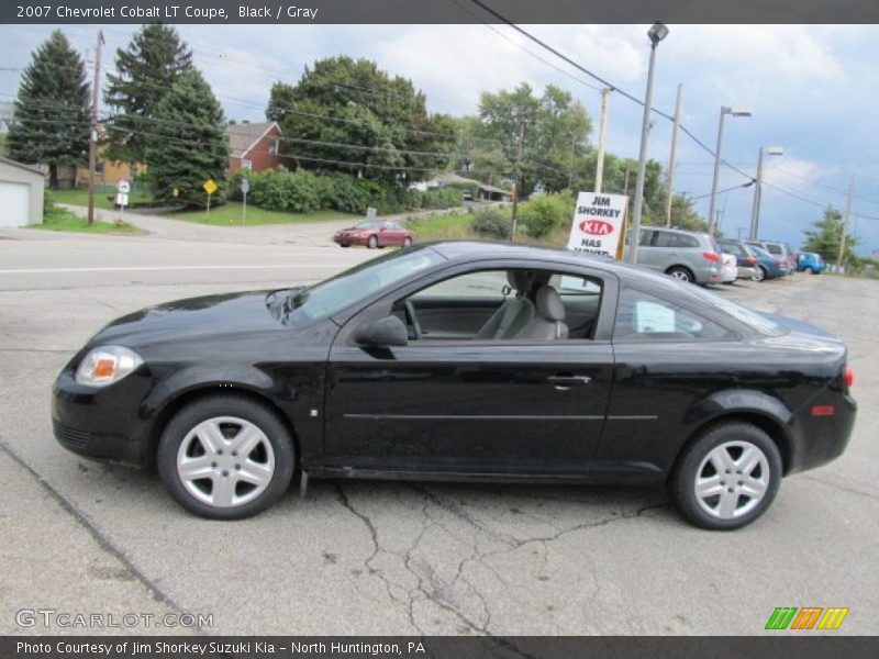 Black / Gray 2007 Chevrolet Cobalt LT Coupe