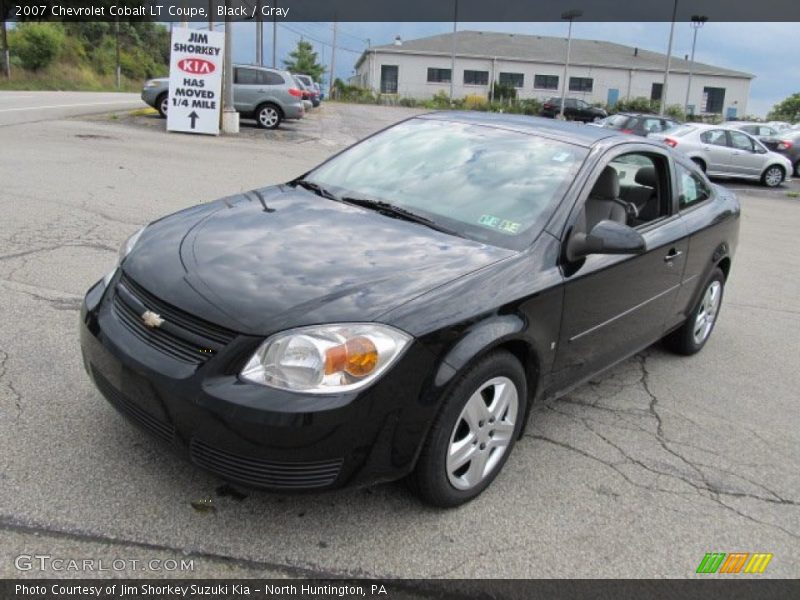 Black / Gray 2007 Chevrolet Cobalt LT Coupe