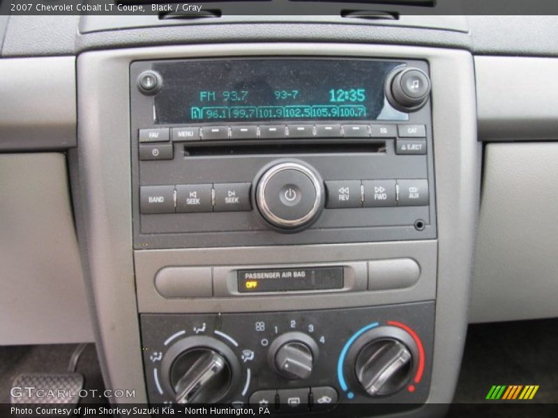 Black / Gray 2007 Chevrolet Cobalt LT Coupe