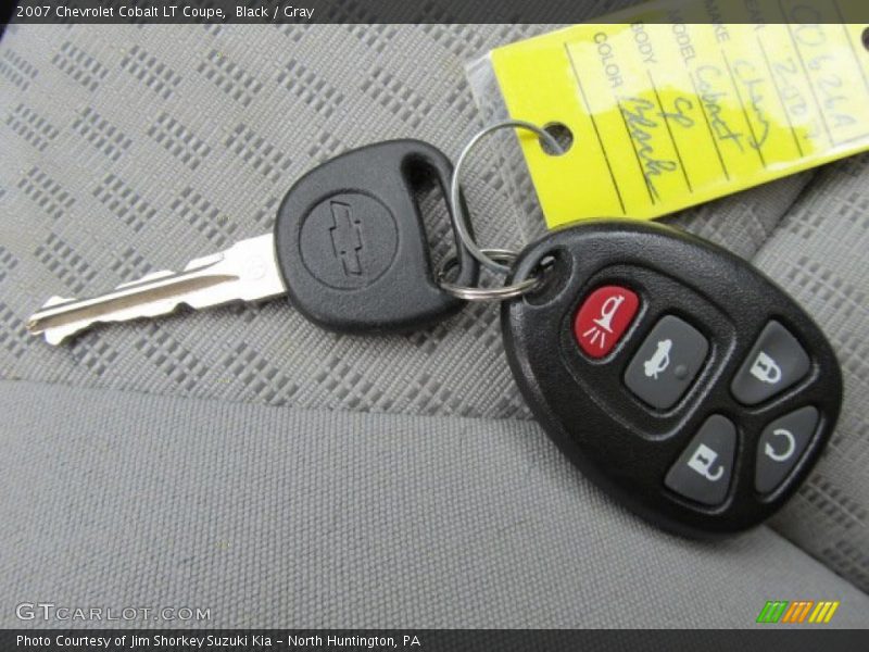 Black / Gray 2007 Chevrolet Cobalt LT Coupe