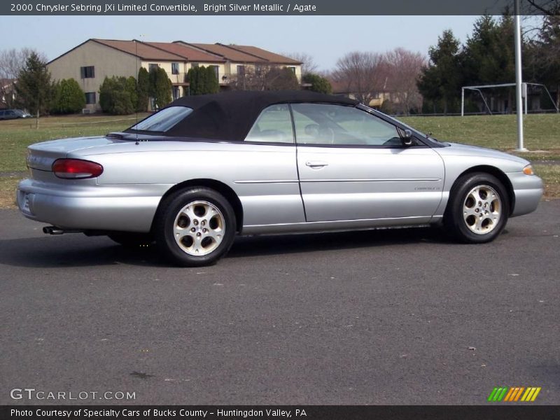 Bright Silver Metallic / Agate 2000 Chrysler Sebring JXi Limited Convertible