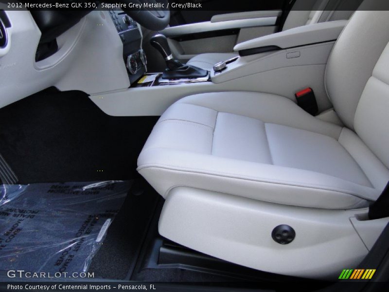 Sapphire Grey Metallic / Grey/Black 2012 Mercedes-Benz GLK 350