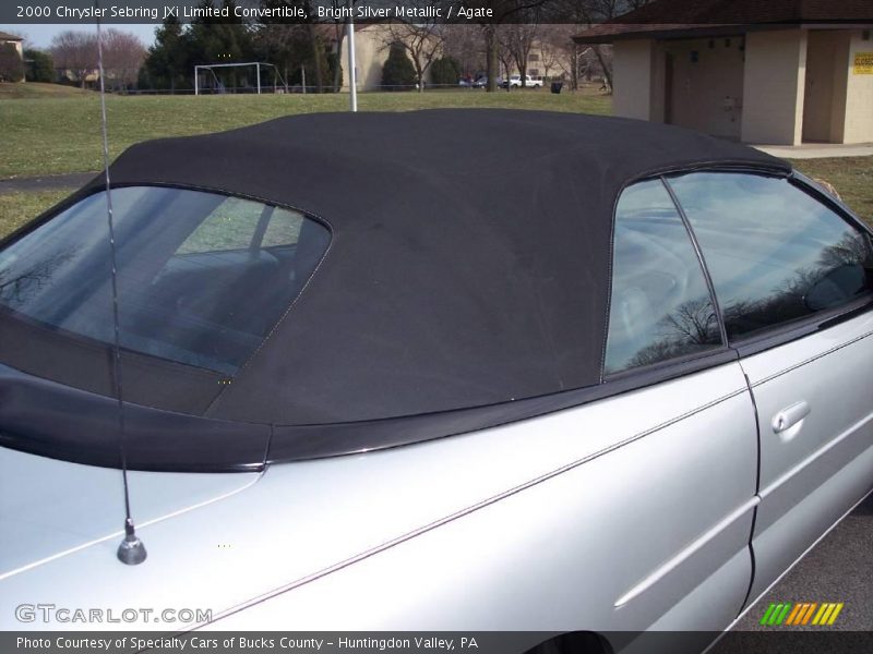 Bright Silver Metallic / Agate 2000 Chrysler Sebring JXi Limited Convertible