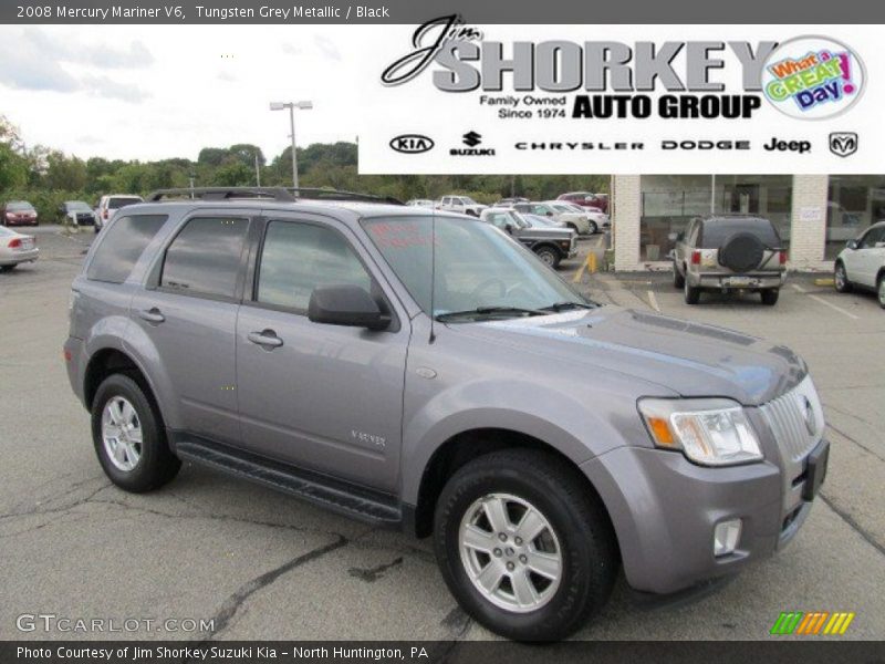 Tungsten Grey Metallic / Black 2008 Mercury Mariner V6