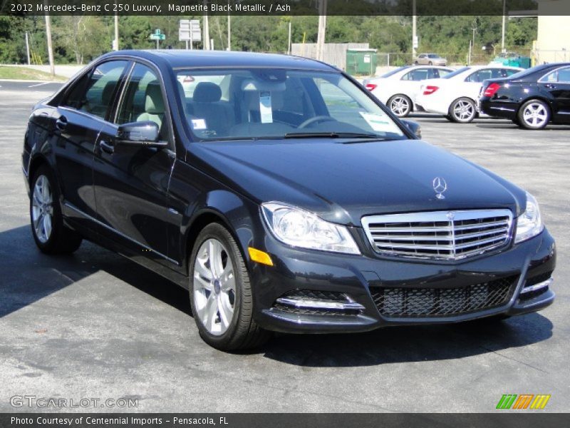Magnetite Black Metallic / Ash 2012 Mercedes-Benz C 250 Luxury