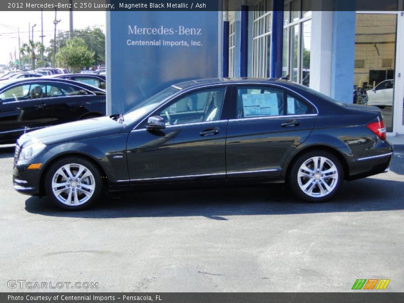 Magnetite Black Metallic / Ash 2012 Mercedes-Benz C 250 Luxury