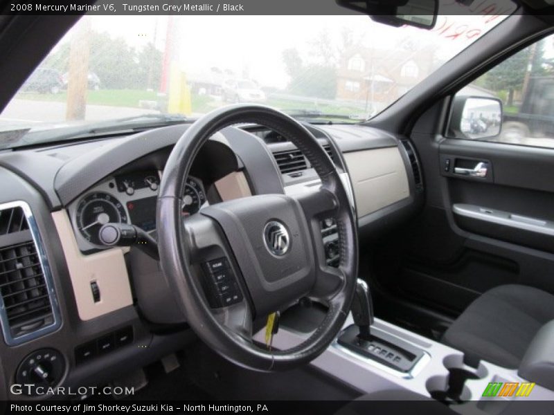 Tungsten Grey Metallic / Black 2008 Mercury Mariner V6