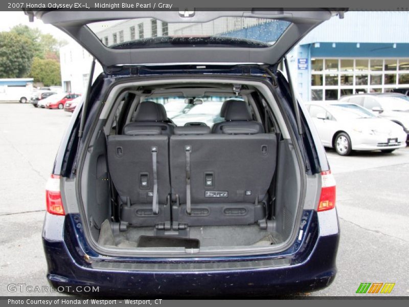 Midnight Blue Pearl / Gray 2007 Honda Odyssey EX-L