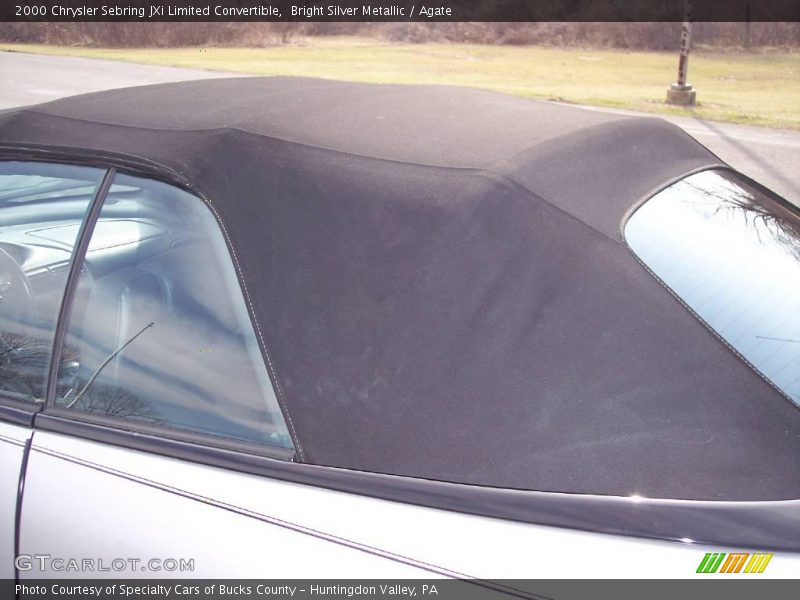 Bright Silver Metallic / Agate 2000 Chrysler Sebring JXi Limited Convertible
