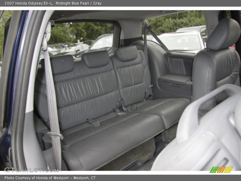 Midnight Blue Pearl / Gray 2007 Honda Odyssey EX-L