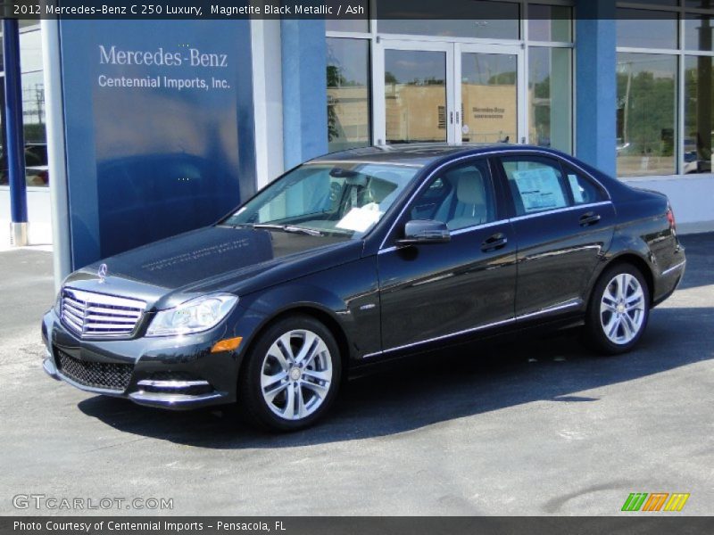 Magnetite Black Metallic / Ash 2012 Mercedes-Benz C 250 Luxury