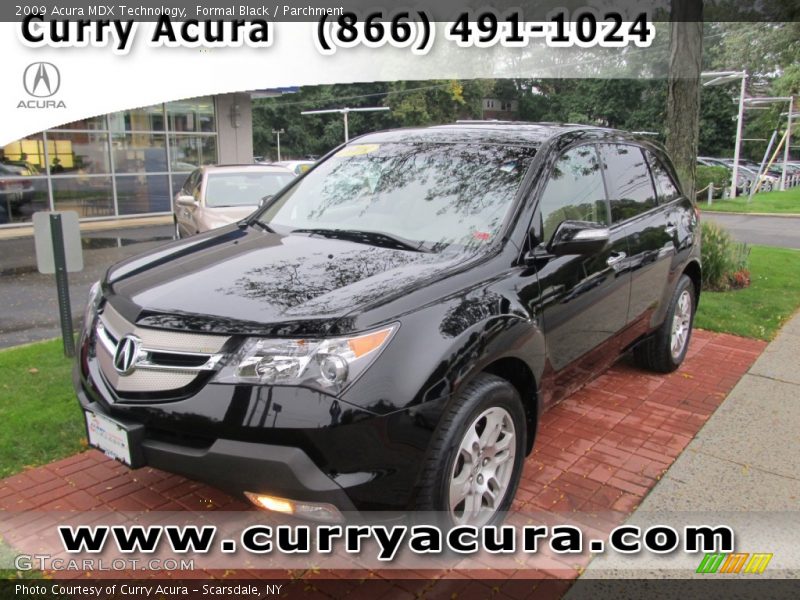 Formal Black / Parchment 2009 Acura MDX Technology