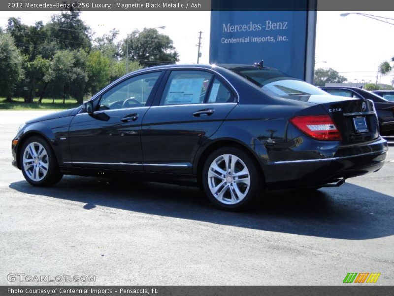 Magnetite Black Metallic / Ash 2012 Mercedes-Benz C 250 Luxury