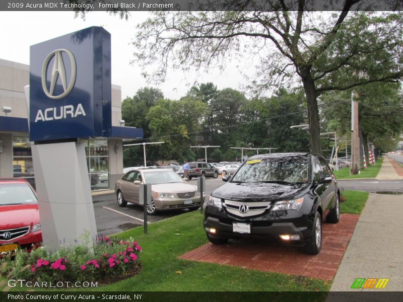 Formal Black / Parchment 2009 Acura MDX Technology