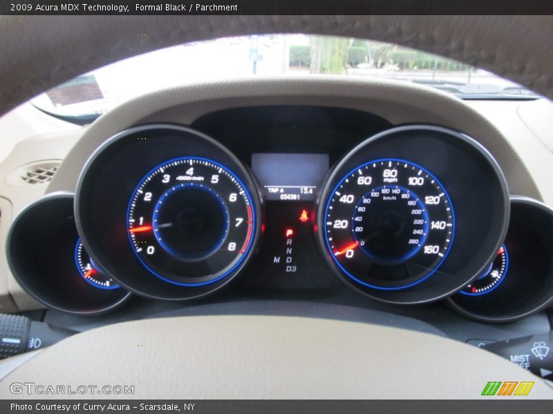 Formal Black / Parchment 2009 Acura MDX Technology