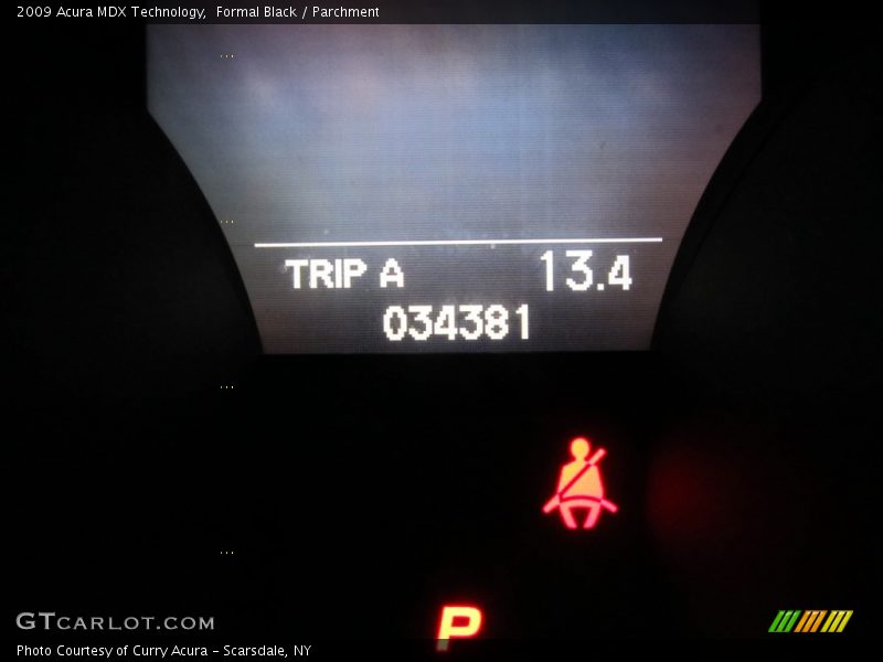 Formal Black / Parchment 2009 Acura MDX Technology